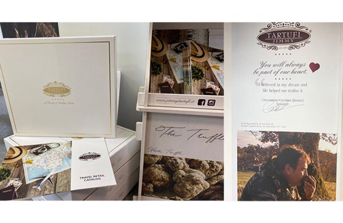 Tartufi Jimmy – 200 truffle products for travel retail – named for founder who died last month